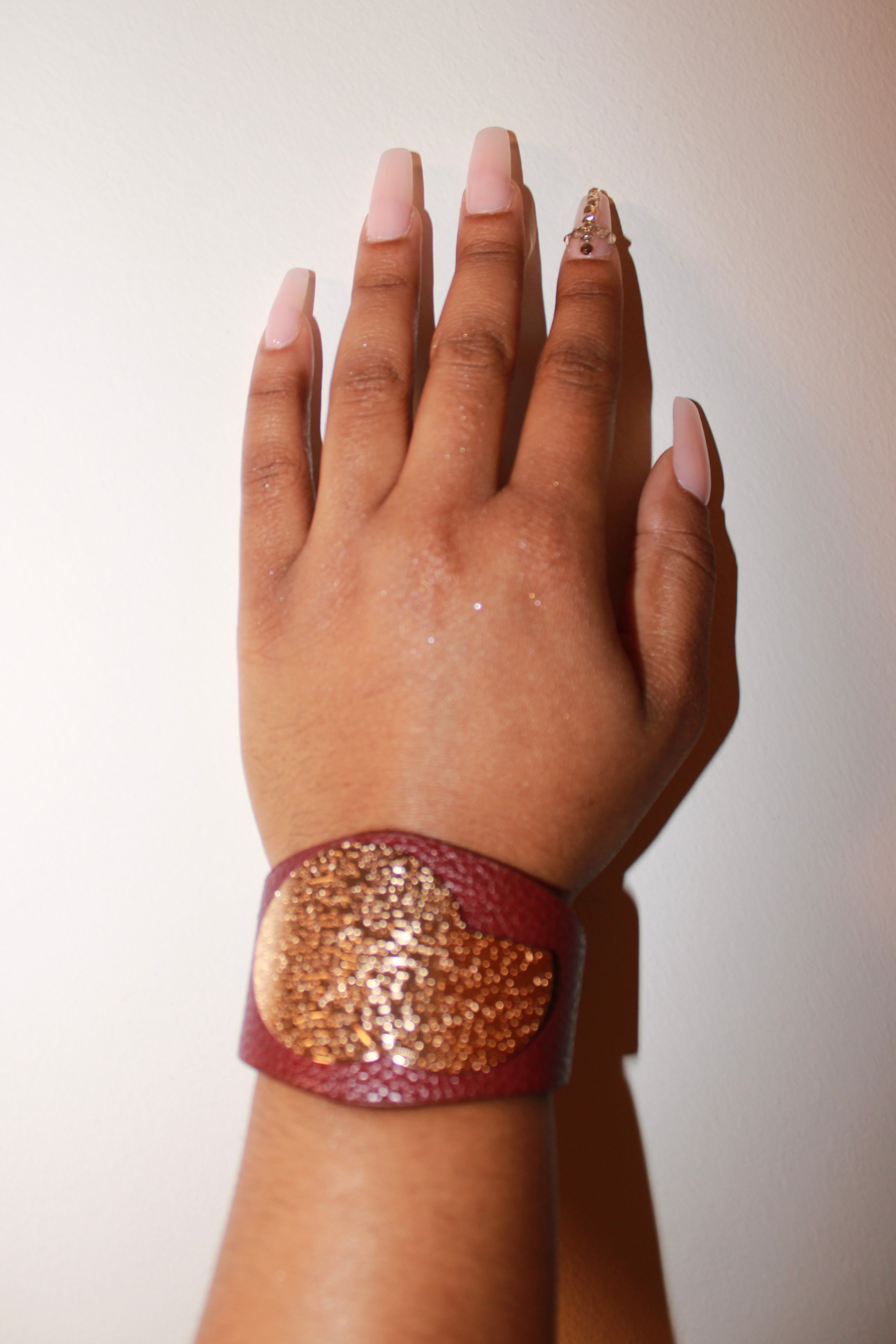 Gold & Berry Bracelet