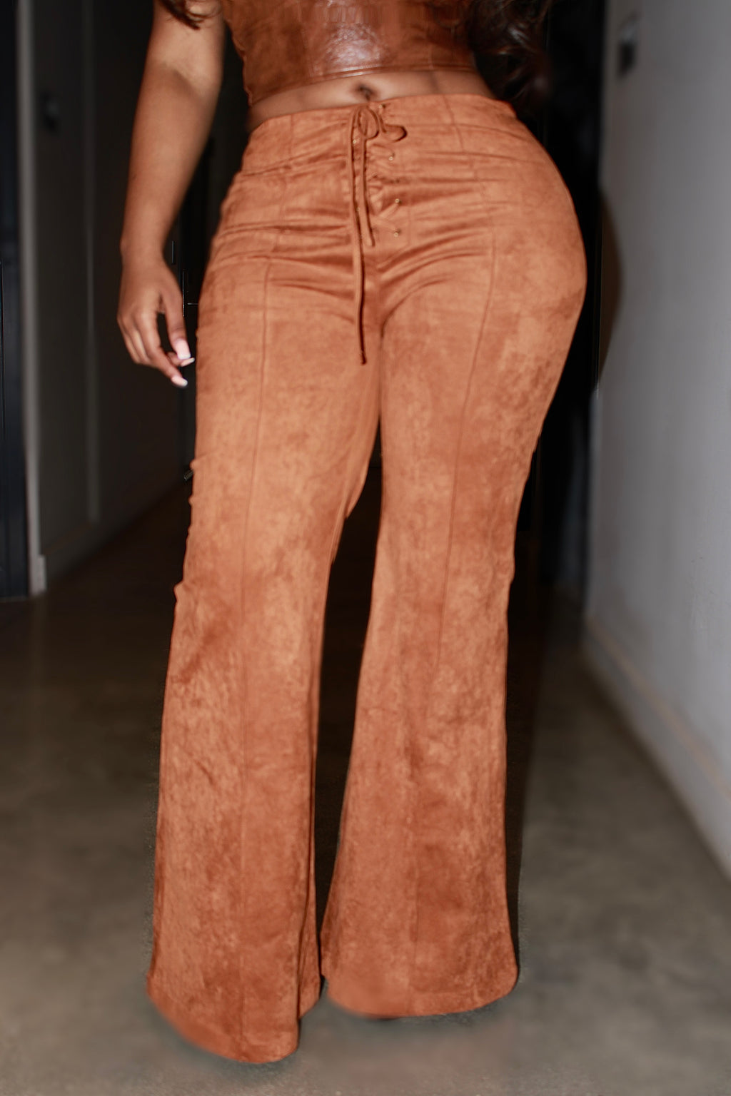 Vintage Lace Up Pants